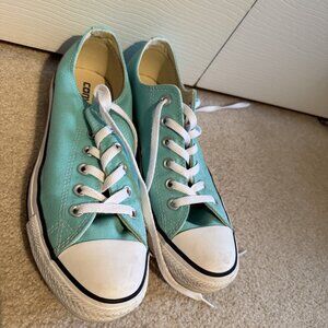Converse Chuck Taylor All Star Ox Beach Glass Womens 9 Mens 7 Mint Green Shoes